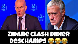 ZIDANE CALLS OUT DIDIER DESCHAMPS 😂😂😂