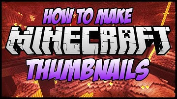 How To Make Minecraft Thumbnails With Photoshop (EASY)