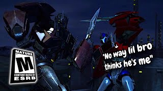 OPTIMUS PRIME and NEMESIS PRIME were going HIT FOR HIT!