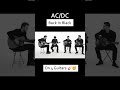 Back In Black by AC/DC on Acoustic Guitars #shorts