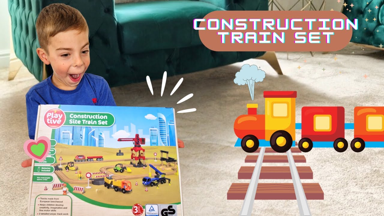 TOY Learning With David / CRANE, STEAMROLLER, TRAIN, DIGGER & DUMPER ...