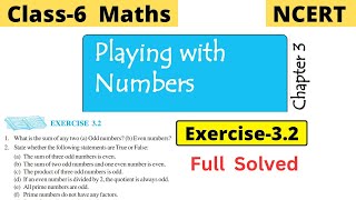 Class 6 Maths NCERT Chapter 3 Playing with numbers Exercise 3.2 Full Solved | #class6 #cbseworldz