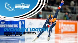 Leerdam Breaks Own Track Record ⚡Women 1000m | Inzell 2026 | #SpeedSkating