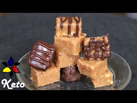 Peanut Butter Fudge 4 Ways | Keto Fudge | Sugar Free, Gluten Free Fudge
