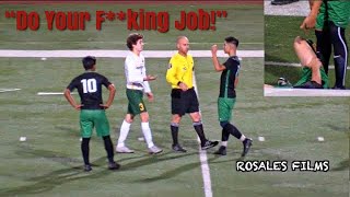 Soccer Parent Gets Ejected Out the Stadium *Cleated* Lincoln vs Patrick Henry Boys Varsity Soccer