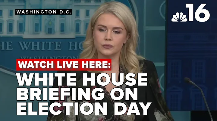 White House secretary briefs media on election day amid ongoing shutdown