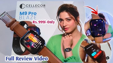cellecor m9 pro blaze 2.01 smartwatch review|cellecor blaze 2.01 smart watch review
