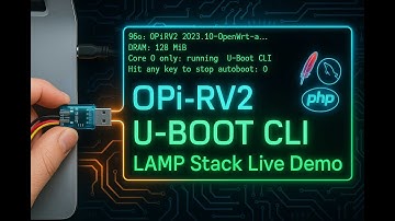 🎥 Как подключиться к OPi-RV2 через USB-TTL и проверить LAMP-сервер вживую! 🚀🛠️