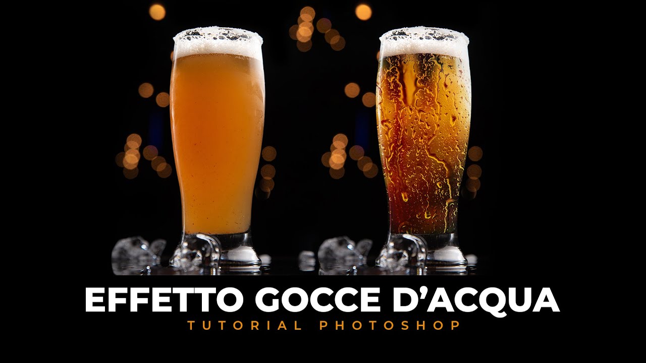 Effetto GOCCE d'ACQUA con Photoshop