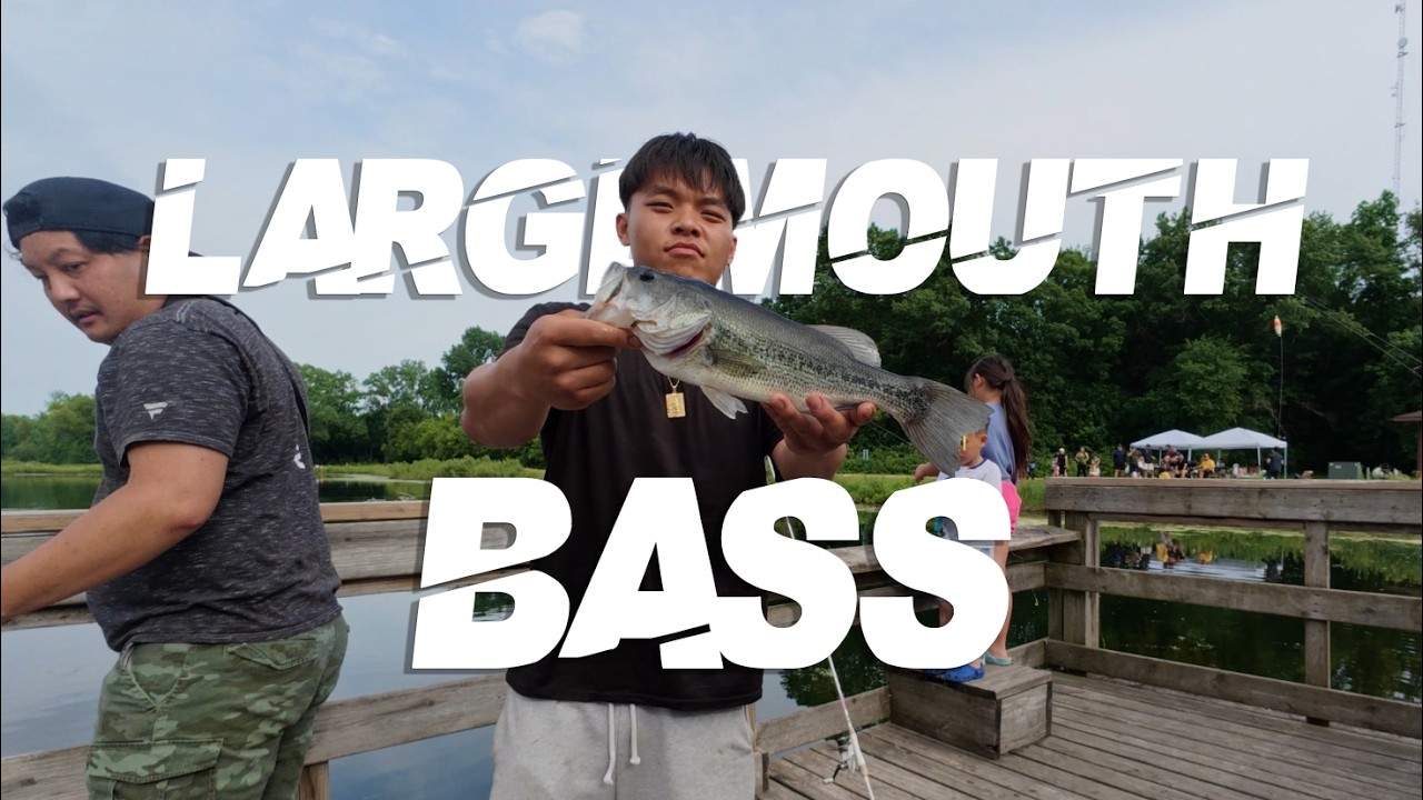 Bass fishing for Levi's Birthday