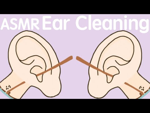 【ASMR】鼓膜にはりついている耳垢を鼓膜から剥がすごりごり耳かき 両耳あり Ear Cleaning 【No Talking】