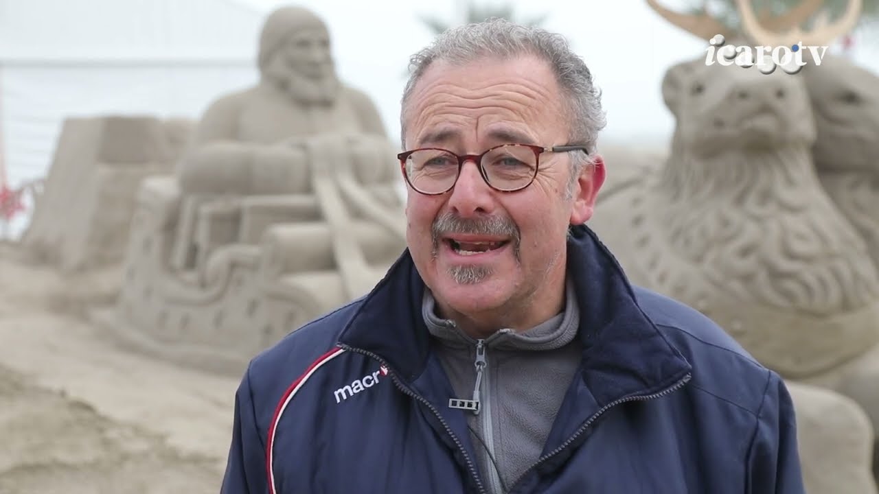 Rimini: il presepe qui è di sabbia