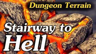 🔥 Building Lava Dungeon Tiles / Terrain for D&D (Cheap & Simple)