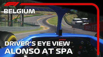 Assetto Corsa | 🇪🇸 Fernando Alonso Helmet Cam @ Spa! | #F1 2021 Mod!