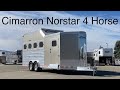 Cimarron Norstar 4 Horse Bumper Pull With Aire Ride