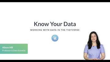 R Tutorial: Know your data