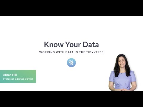 R Tutorial: Know your data