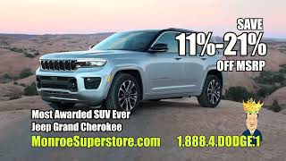 Monroe Dodge Chrysler Jeep RAM Superstore Save 11% - 21% Off MSRP on Most New Models!