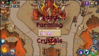 Easy Farm Crystals King Of Defense screenshot 2