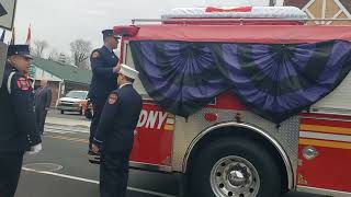 Honoring FDNY Battalion Chief James Hanley 2/9/23  St. Mary's E. Islip, NY