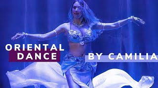 Camilia belly dance with veil - megance 💃🏼  رقص شرقي #الرقص