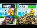 GTA 5 But Crashing Upgrades My Spike Bike!