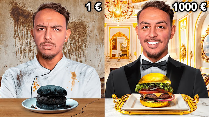 €1 BURGER VS €1000 BURGER!!