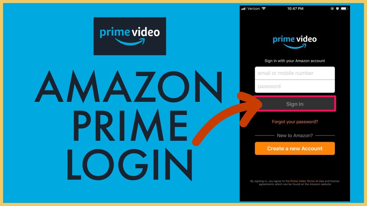 Amazon Prime Login How to Login Sign In Amazon Prime Video Account on