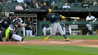 Isaac Collins CRUSHES His First Career Home Run! | 1st HR of 2025 | Milwaukee Brewers | 04/29/2025