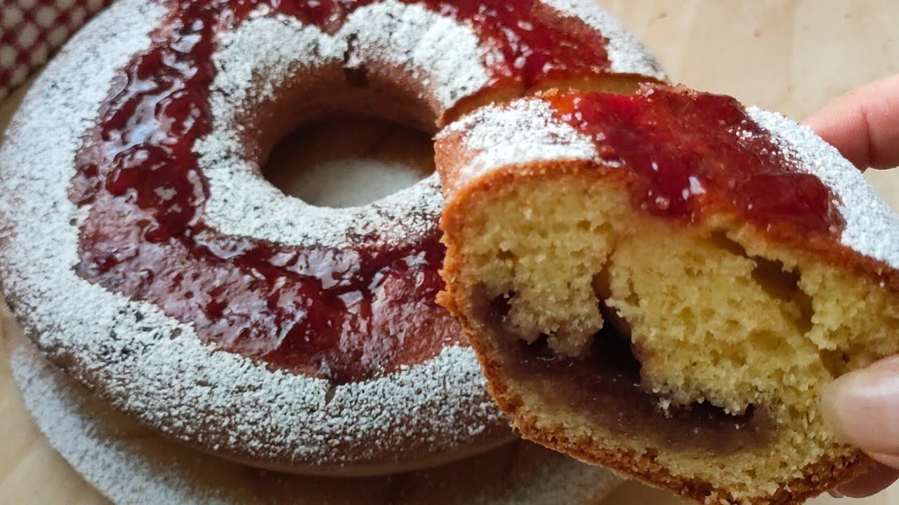 CIAMBELLONE YOGURT E MARMELLATA PROFUMATO AL LIMONE