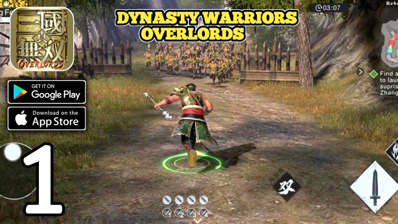 Dynasty Warriors Overlords Gameplay (Android,IOS) Part 1 YouTube