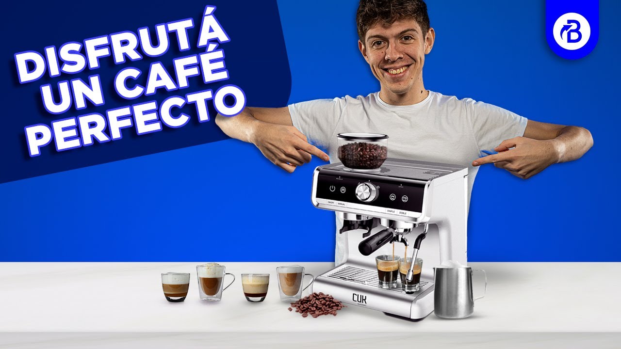 Una cafetera profesional en tu hogar ☕ Disfrutá del café recién molido ✓ Cafetera  express Gadnic - YouTube