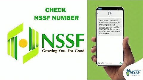 How to check your Forgotten / lost NSSF Number