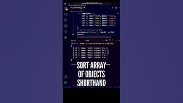 😱😱JUST ONE LINE to Sort an Array of Objects in JavaScript! #shorts #javascript #programming #coding