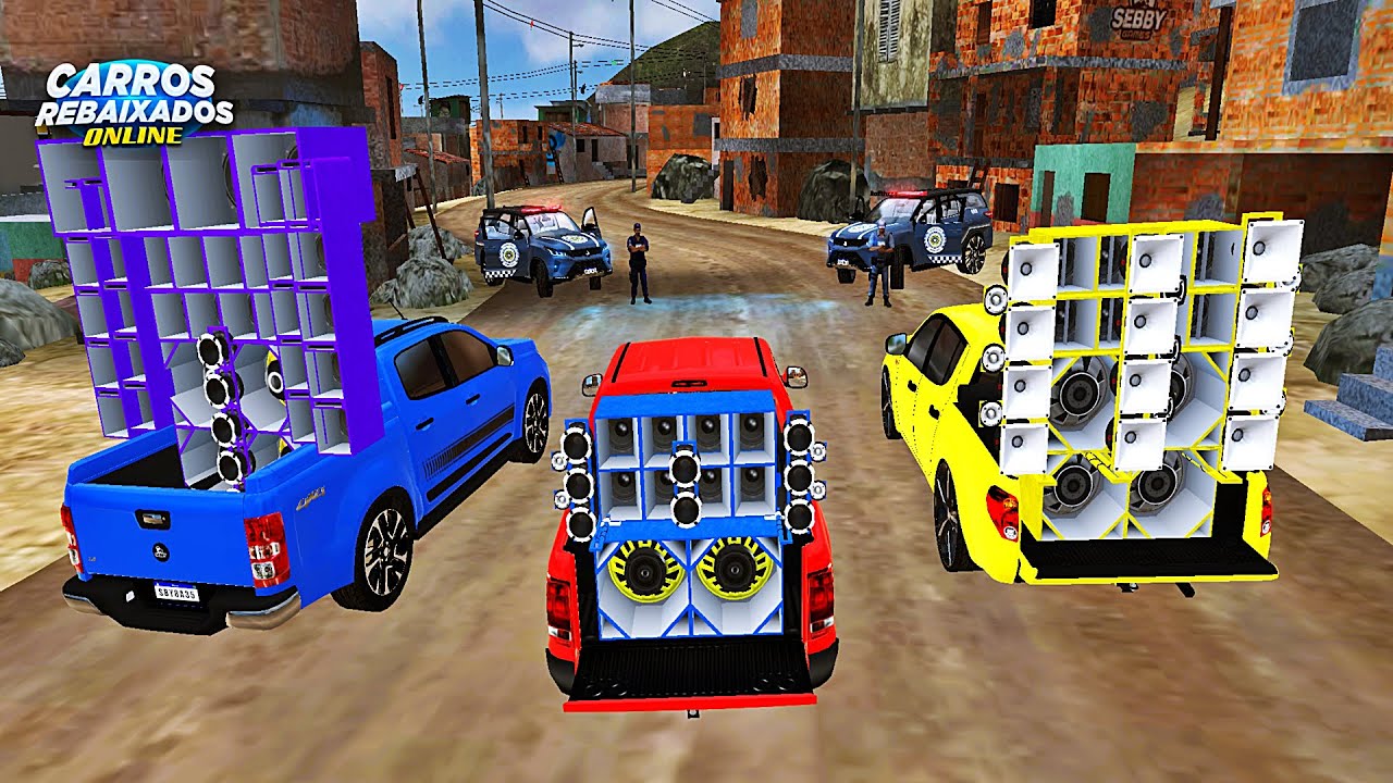 CARROS REBAIXADOS ONLINE | S10 vs AMAROK vs L200 FOMOS PARADOS NA BLITZ