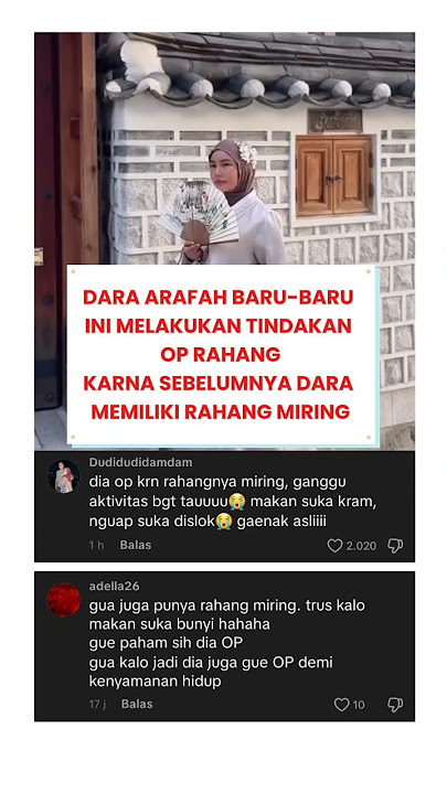 KABAR TERBARU DARI DARA ARAFAH YANG MELAKUKAN OP DI KOREA