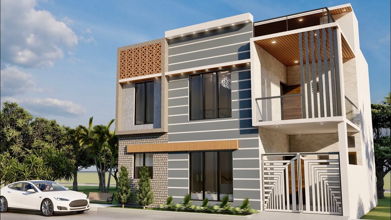 35X35 Feet Village Style Planning with Modern Design | Interior and Exterior Walkthrough