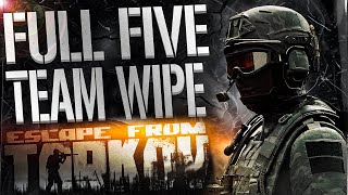 FULL FIVE TEAM WIPE!  - EFT WTF MOMENTS  #348 - Escape From Tarkov Highlights