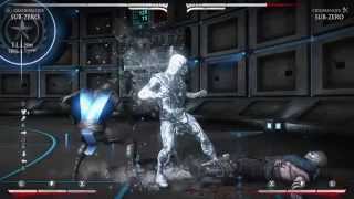 Celebrity Mortal Kombat X: Grandmaster Sub Zero 52% and 50% Meterless Corner Kombo Net Worth