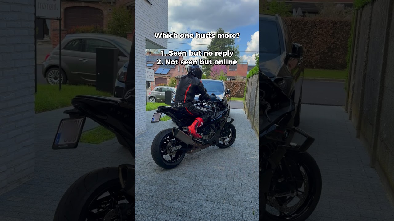 Which one hurts more? #biker #bikers #bikerlife #shorts