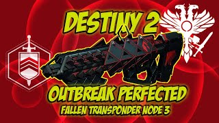 Destiny 2 How to find the Fallen Transponder Node 3 for the Outbreak Perfected. The Atrium EDZ