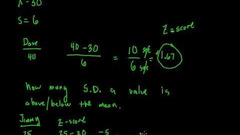 AP Statistics - ED - Video 9 - Chapter 6 - Z-scores and the Normal Model