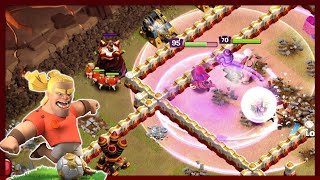 I used Barb Kickers to show how OP Heroes are | Clash of Clans