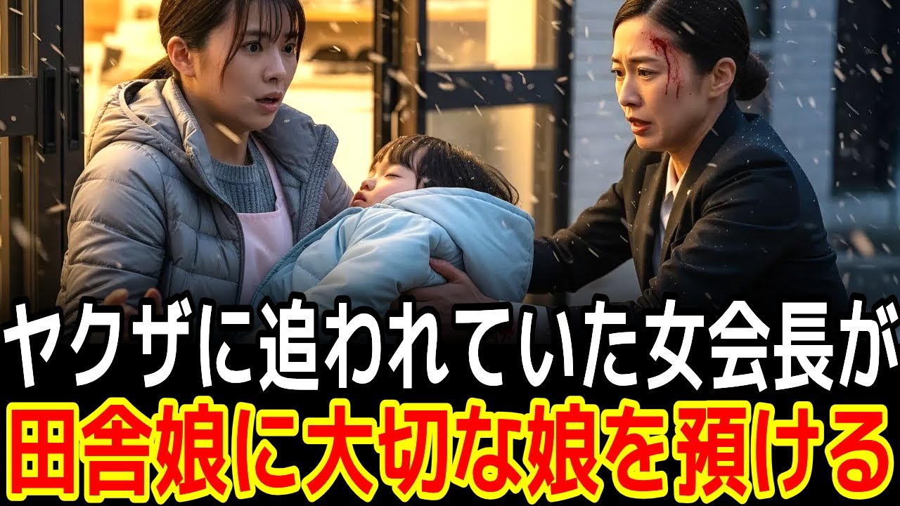 ヤクザに追われていた女会長が田舎娘に大切な娘を預ける...|感動の実話|衝撃の逆転劇|人生ドラマ|