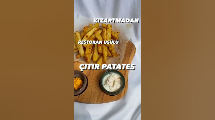 Fırında Çıtır Patates Kızartması