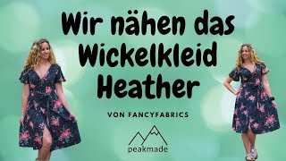 Wir nähen das Wickelkleid Heather von Fancyfabrics