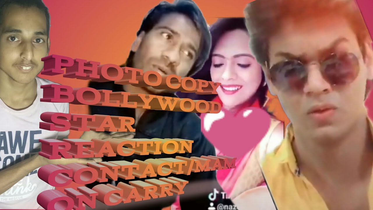 Bollywood star duplicate tik token star//man on carry