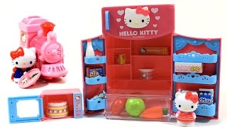 Hello Kitty Fridge Kitchen Toy for Girls - Pretend Play Toys Refrigerator Playset - Unbox Me