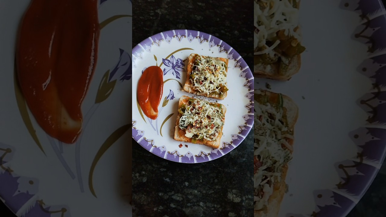 Instant Bread Pizza on Tawa 