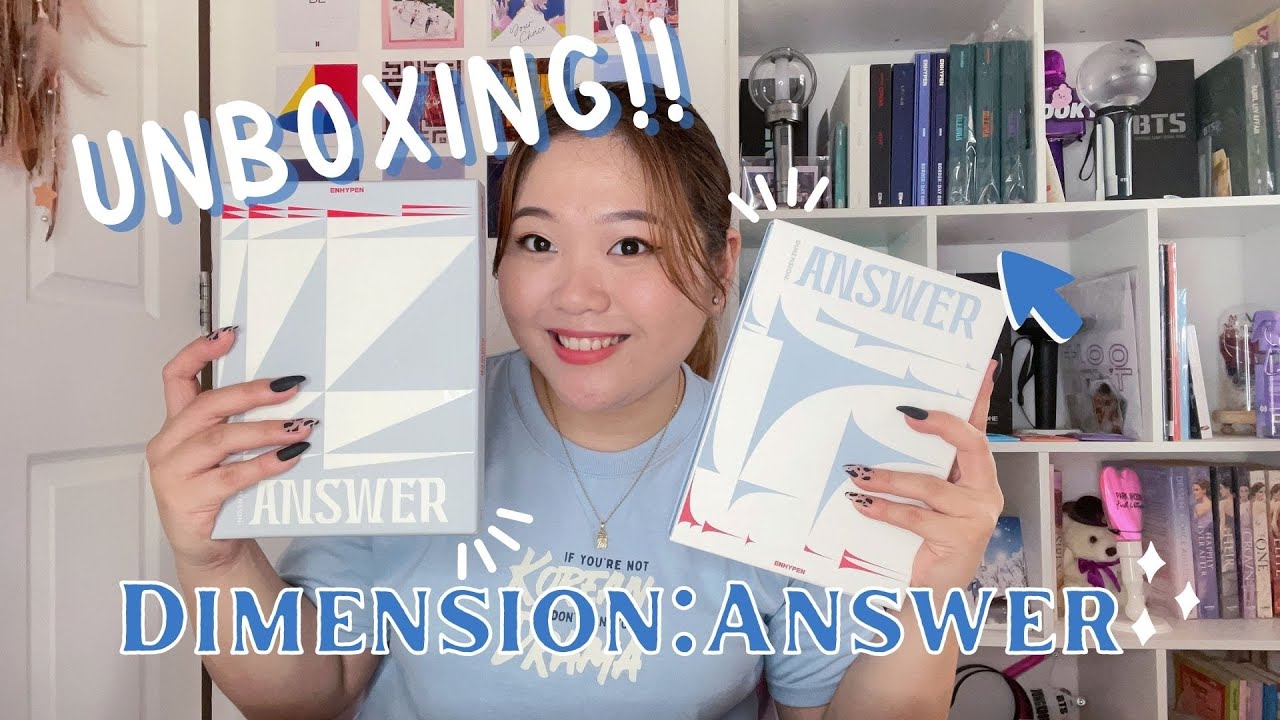 Unboxing my EN- Dimension:Answer Albums!~ - YouTube